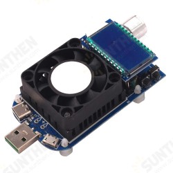35W 5A DC Electronic Load Tester USB Intelligent Protection Aging Resistor Discharger Voltage Current Power Test 35W 5A DC Electronic Load Tester USB Intelligent Protection Aging Resistor Discharger Voltage Current Power Test