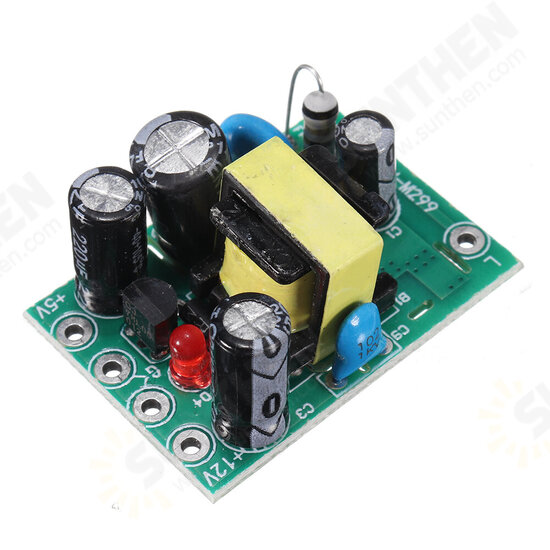 3Pcs AC to DC Switching Power Supply Module AC-DC Isolation Input 110-220V Dual Output 5V/12V 100mA /500mA