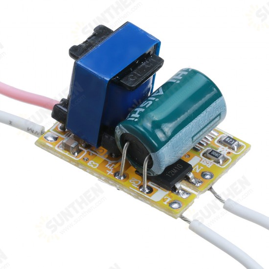 3W 600mA LED Drive Power Supply Module No Flicker Isolated Power Supply for Bulb Lamp Ceiling Light GU10