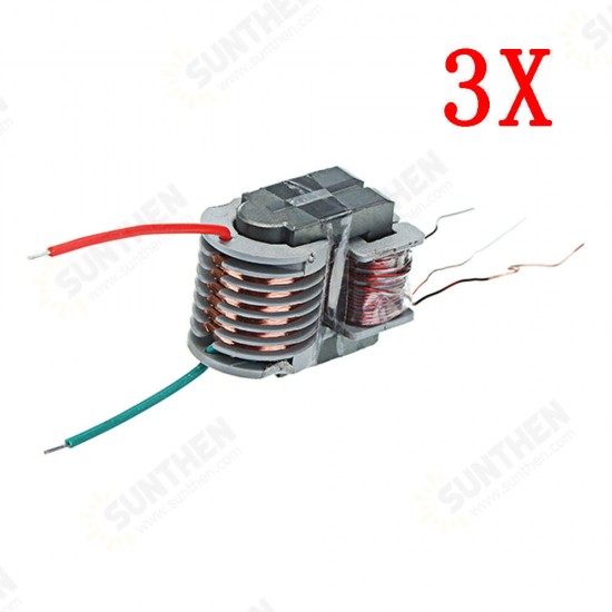 3pcs 15KV High Frequency High Voltage Transformer High Voltage Coil Boost Inverter Plasma Boosting Coil 3pcs 15KV High Frequency High Voltage Transformer High Voltage Coil Boost Inverter Plasma Boosting Coil