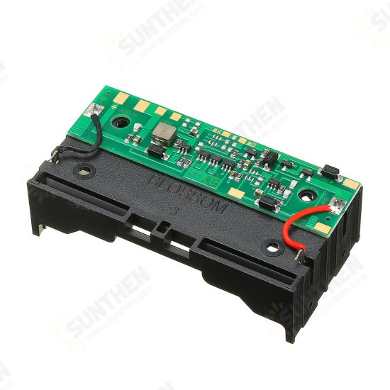 3pcs 5V 2*18650 Lithium Battery Charging UPS Uninterrupted Protection Integrated Board Boost Module With Battery Holder