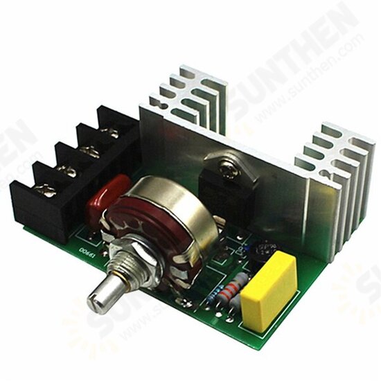 4000W 220V AC SCR Voltage Regulator Dimmer Electric Motor Speed Controller 4000W 220V AC SCR Voltage Regulator Dimmer Electric Motor Speed Controller