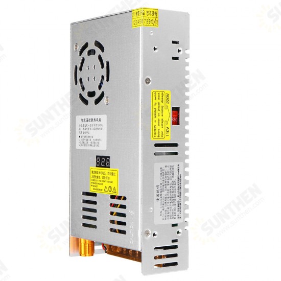 480W Digital Display Switching Power Supply Adjustable Voltage 110/220V AC to 5V 12V 24V 36V 48V 60V 80V 120V 160V 220V 300V