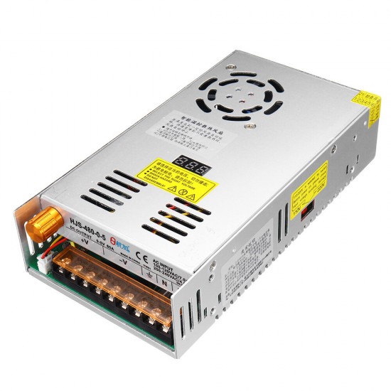 480W Digital Display Switching Power Supply Adjustable Voltage 110/220V AC to 5V 12V 24V 36V 48V 60V 80V 120V 160V 220V 300V