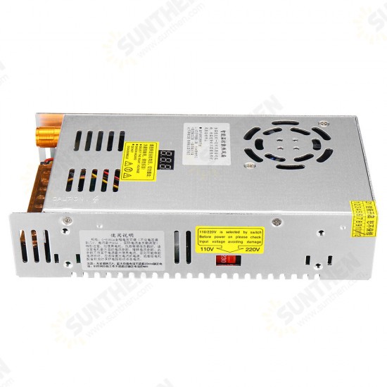 480W Digital Display Switching Power Supply Adjustable Voltage 110/220V AC to 5V 12V 24V 36V 48V 60V 80V 120V 160V 220V 300V