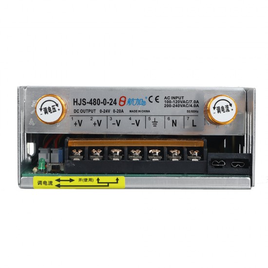 480W Dual Digital Display DC Switching Power Supply Current Limit Adjustable voltage 0-5V 12V 24V 36V 48V 60V 80V 120V 220V