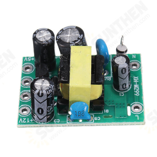 5Pcs AC to DC Switching Power Supply Module AC-DC Isolation Input 110-220V Dual Output 5V/12V 100mA /500mA