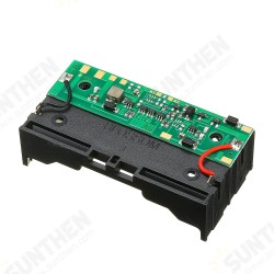 5V 2*18650 Lithium Battery Charging UPS Uninterrupted Protection Integrated Board Boost Module With Battery Holder 5V 2*18650 Lithium Battery Charging UPS Uninterrupted Protection Integrated Board Boost Module With Battery Holder