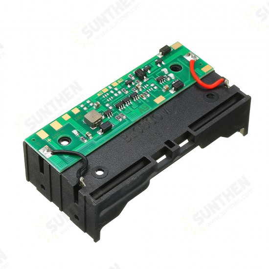 5V 2*18650 Lithium Battery Charging UPS Uninterrupted Protection Integrated Board Boost Module With Battery Holder