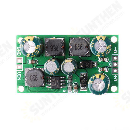 5pcs 2 in 1 8W 3-24V to ±10V Boost-Buck Dual Voltage Power Supply Module for ADC DAC LCD OP-AMP Speaker