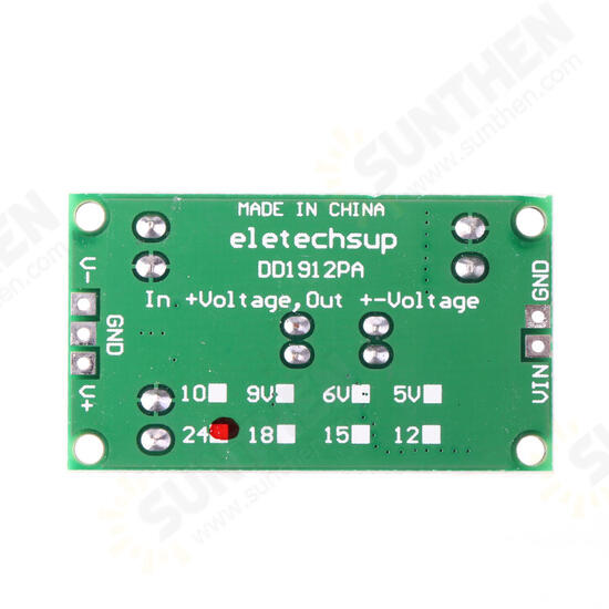 5pcs 2 in 1 8W 3-24V to ±10V Boost-Buck Dual Voltage Power Supply Module for ADC DAC LCD OP-AMP Speaker