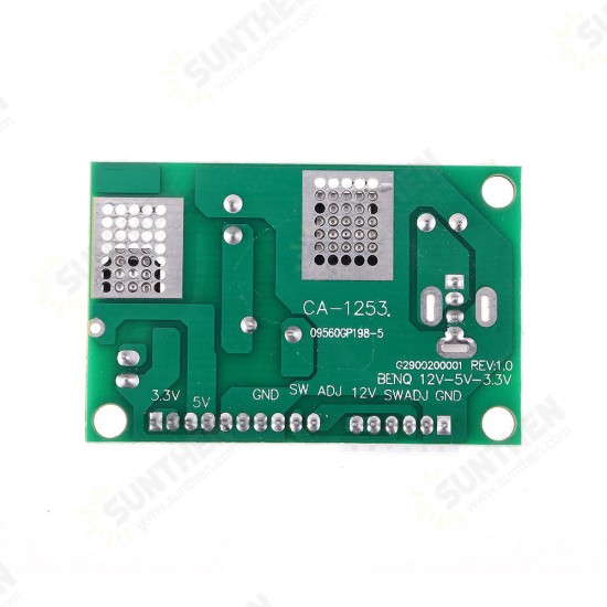 5pcs DC12V to DC5V/3.3V 3A Converter Step Down Module CA-1253 Power Supply Board