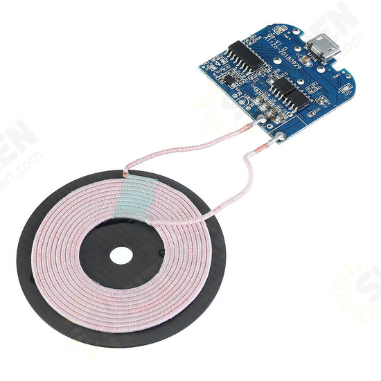 5pcs Wireless Charging Receiver Charger Module USB Phone Charger Board DC 5V 2A 10W for Electronic DIY