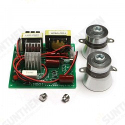 AC 220V Ultrasonic Cleaner Power Driver Board With 2Pcs 50W 40K Transducers AC 220V Ultrasonic Cleaner Power Driver Board With 2Pcs 50W 40K Transducers