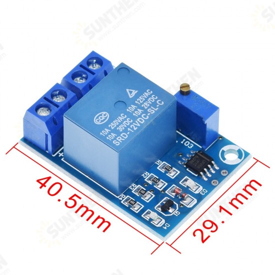 DC 12V Battery Undervoltage Low Voltage Cut off Automatic Switch Recovery Protection Module Charging Controller Protection Board