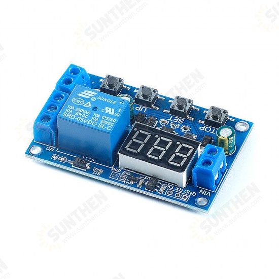 DC 6-40V Battery Charger Discharger Board Integrated Voltmeter Undervoltage Overvoltage Protection Module Timing Charging Discharging Communication Function