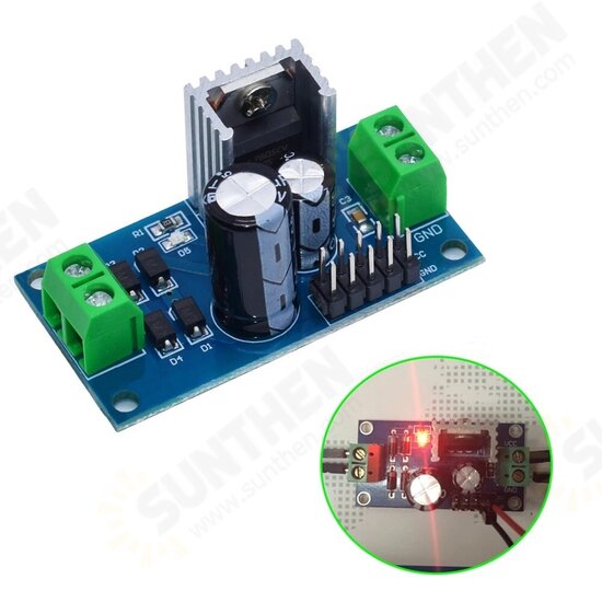 LM7805 LM7806 LM7809 LM7812 5V 6V 9V 12V 1.2A DC/AC Three Terminal Voltage Regulator Power Supply Module