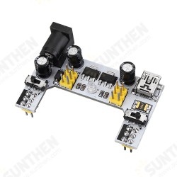 MB102 2 Channel 3.3V 5V Breadboard Power Supply Module White Breadboard Dedicated Power Module MB-102 Solderless Bread Board MB102 2 Channel 3.3V 5V Breadboard Power Supply Module White Breadboard Dedicated Power Module MB-102 Solderless Bread Board