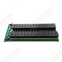 R4D5E32 32CH DC 12V/24V 20A High Current RS485/Ethernet Slave Relay Module RJ45 Network Port TCP/IP Modbus RTU Board R4D5E32 32CH DC 12V/24V 20A High Current RS485/Ethernet Slave Relay Module RJ45 Network Port TCP/IP Modbus RTU Board
