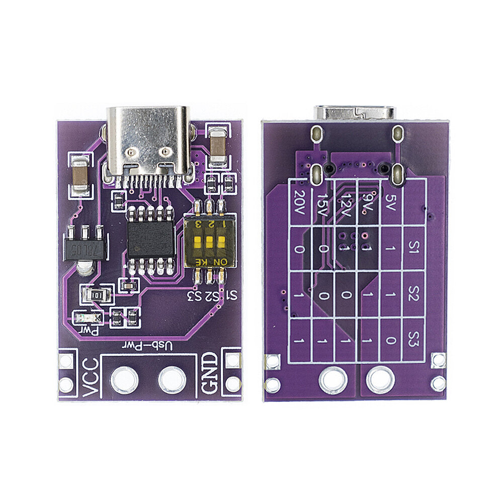 PD/QC/AFC Decoy Board — 10 Stück, Typ-C Schnelllade-Trigger-Modul Für 9V/12V/15V/20V