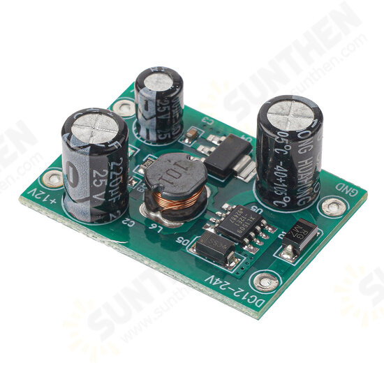 XH-M297 DC12-24V to DC12V 1A + 5V 0.1A DC-DC Non-isolated Switching Power Supply Module