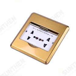 10A Floor Wall Plate Ground Power Outlet Universal Power Socket Charger Receptacle 10A Floor Wall Plate Ground Power Outlet Universal Power Socket Charger Receptacle