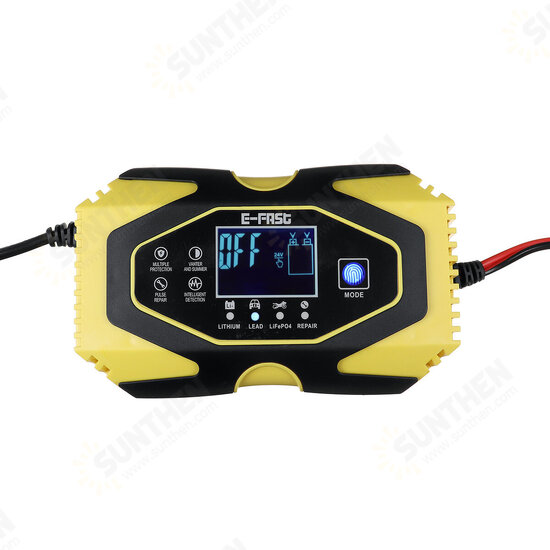 110-220V Car Battery Charger Maintainer Auto For 12.6V Lithium Lead-acid LiFePO4battery