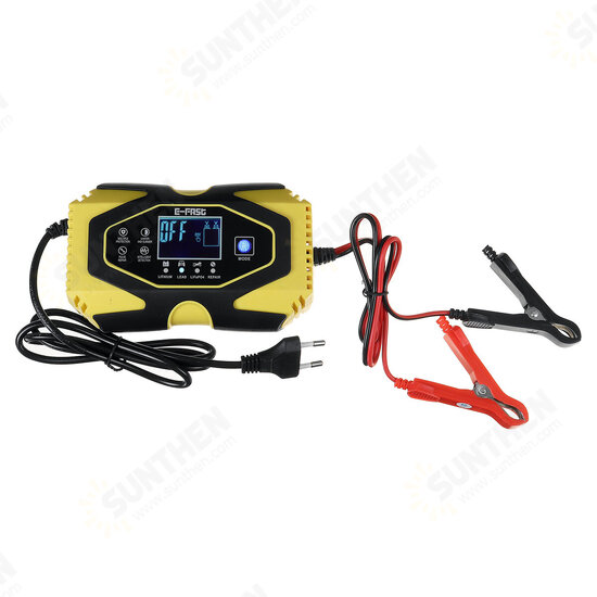 110-220V Car Battery Charger Maintainer Auto For 12.6V Lithium Lead-acid LiFePO4battery