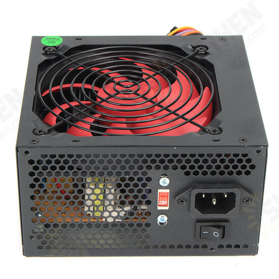 110V-230V 12cm Fan ATX Power Supply Fan 24 Pin PCI SATA ATX 12V Molex Connect 80+ Gold