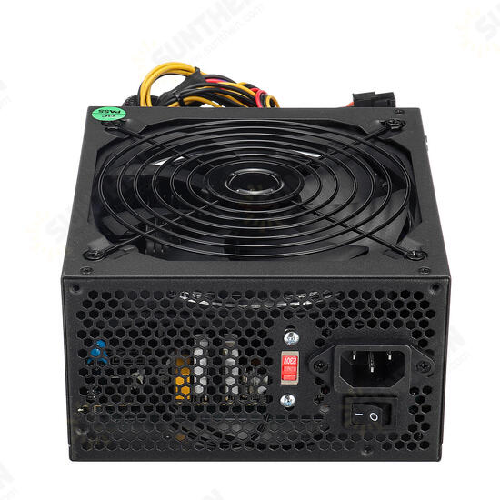 1200W Computer Power Supply Module PC PSU 24Pin SATA 6Pin 4Pin Quiet LED Fan 80 Plus