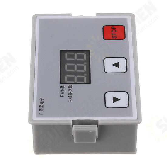 12V-24V DC PWM Stepless Speed Controller Digital Display Speed Regulator Governor Switch with ABS Shell