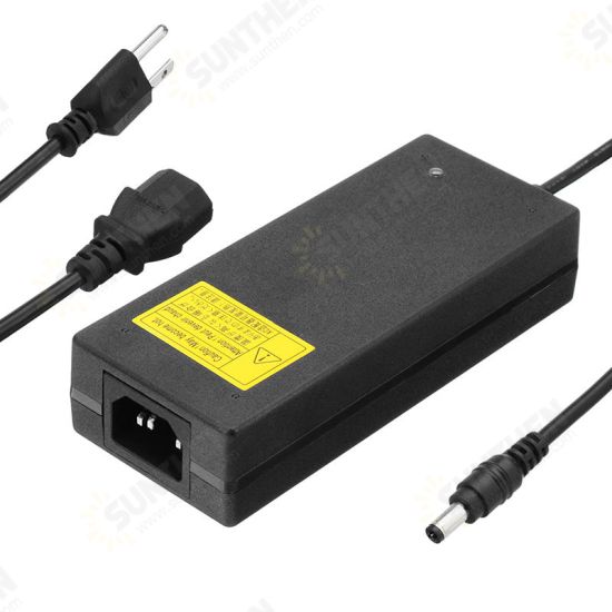 12V 5A AC/DC Adapter Switching Power Supply Regulated Power Adapter Indicator Light