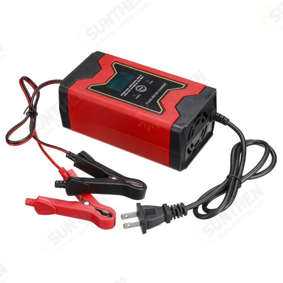 12V 6A Dispaly Battery Charger Automotive Car Battery Charger Maintainer