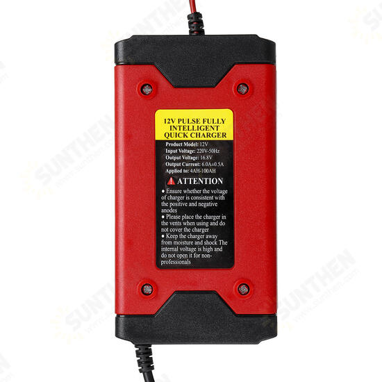 12V 6A Dispaly Battery Charger Automotive Car Battery Charger Maintainer