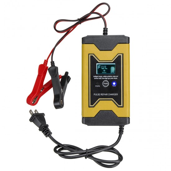 12V 6A Dispaly Battery Charger Automotive Car Battery Charger Maintainer