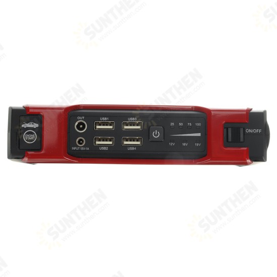 12V Car Jump Starter Battery Booster 4USB LED Emergency Auto Quick Charge Power Bank 12V Car Jump Starter Battery Booster 4USB LED Emergency Auto Quick Charge Power Bank