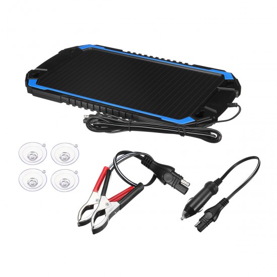 18V 2.4W Solar Battery Charger Portable Solar Panel Battery Maintainer Charger