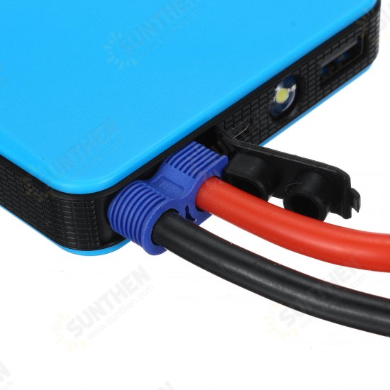 20000mAh 12V 2A Auto Jump Starter Booster Charger Battery Smartphone Power Bank