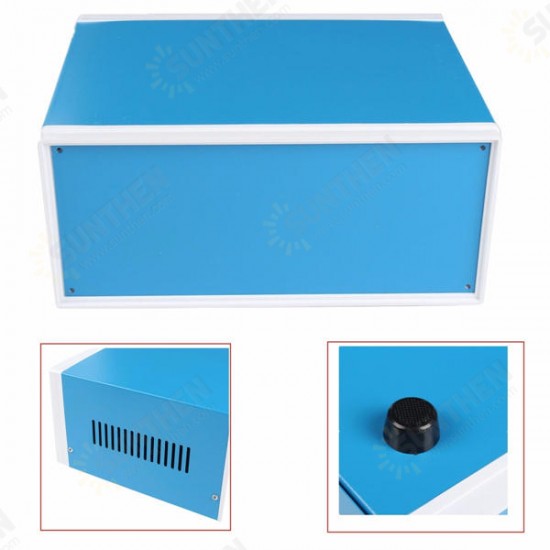 250x190x110mm Blue Metal Electronic Enclosures DIY Power Junction Box