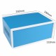 250x190x110mm Blue Metal Electronic Enclosures DIY Power Junction Box