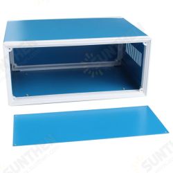 250x190x110mm Blue Metal Electronic Enclosures DIY Power Junction Box