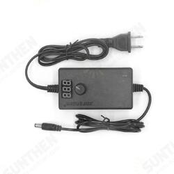 3-12V 3A Adjustable Power Adapter Stepless Speed Voltage Regulated Display Power Supply Adapter