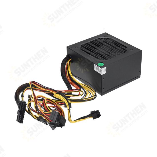 450W Power Supply 12cm Fan 8 Pin PCI SATA 12V Computer Power Supply