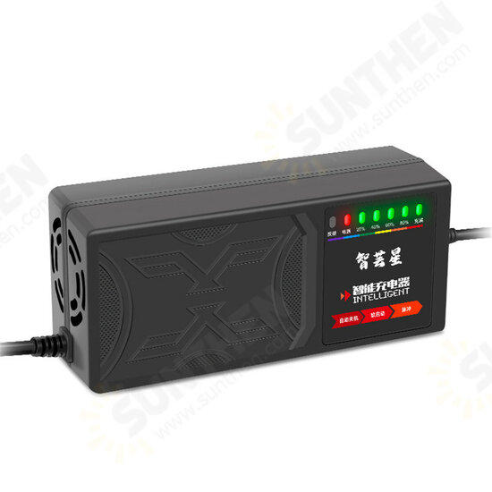 48V 30AH/60V 30AH/72V 30AH 7-Light Electric Vehicle Battery Charger Adapter