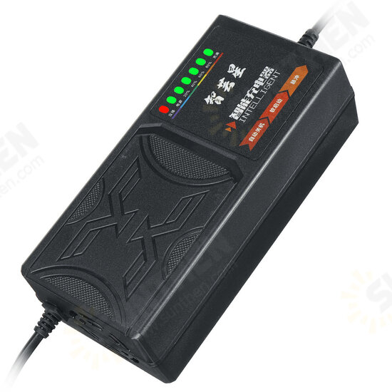 48V 30AH/60V 30AH/72V 30AH 7-Light Electric Vehicle Battery Charger Adapter