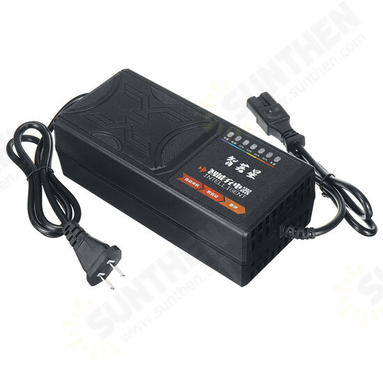 48V 30AH/60V 30AH/72V 30AH 7-Light Electric Vehicle Battery Charger Adapter