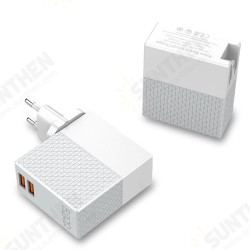 5200mAh 2 in 1 Wall Travel Charger Power Bank Dual DC 5V USB Ports 5200mAh 2 in 1 Wall Travel Charger Power Bank Dual DC 5V USB Ports