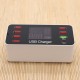 5V/8A Multiple USB Charger Adapter Desktop Charging Station Hub Type C Quick Charge 3.0 Multi Port LCD Display Mobile Phone Charger