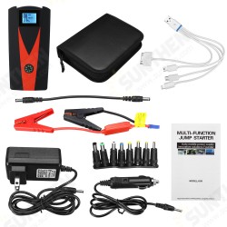 99900 mAh Dual USB Car Jump Starter LCD Auto Battery Booster Portable Power Pack with Jumper Cables 99900 mAh Dual USB Car Jump Starter LCD Auto Battery Booster Portable Power Pack with Jumper Cables