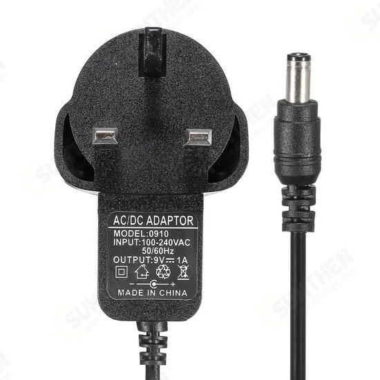 9V 1A AC-DC Adaptor Charger for Argos Bush Portable DVD Player